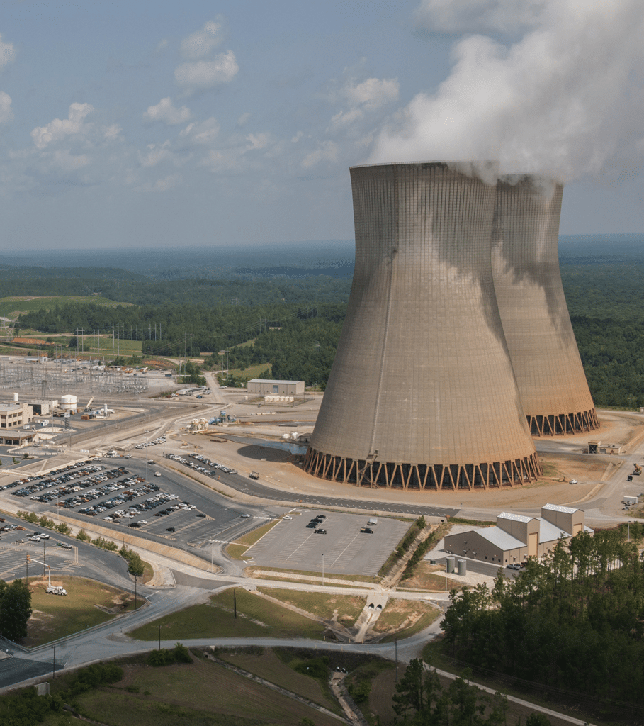 Plant Vogtle nuclear plant, five minutes from Paw Paw's RV Park